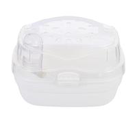 Yardwe Portable Hamster Carrier Breathable Travel Cage for Small Pets Durable Plastic Design for Hamsters Mice Ferrets Outdoor Adventures and Vet Visits