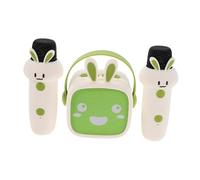 Yardwe Portable Karaoke Speaker with Integrated Microphone Storytelling Device for Classroom and Party Use High-fidelity Sound Mini Green Karaoke Machine