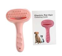 Yardwe Portable Pet Comb Electric Hair Brush for Cat Dog Hair Removal Grooming