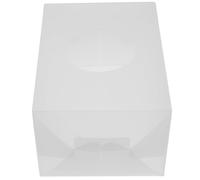 Yardwe Portable Raffle Box White PP Compact Storage Case for Office Activities and Voting