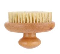Yardwe Portable Round Exfoliating Body Scrubber Scrub Brush with Beech Wood and Sisal Bristle for Effective Skin Exfoliation in Showers and Household Bathing