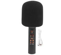 Yardwe Portable Wireless Microphone with Bass Speaker Handheld Singing Mic for Home Karaoke and Parties Lightweight Cordless Microphone with Phone Holder and Easy Setup