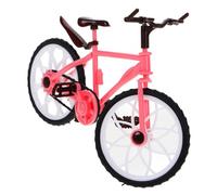 Yardwe Princess Bicycle Model for Kids Mini Scooter Toy Bell 1:12 Scale Retro Bike Decoration for Home and Party Supplies