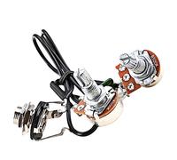 Yardwe Professional Guitar Potentiometer Wiring Harness for Electric Guitar Metal Parts Suitable for Accessories for Beginners Complete Wiring Kit