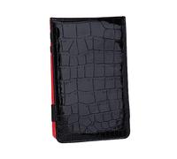 Yardwe Pu Golf Scorecard Keeper and Score Book Black, Texture Scoring Notebook Holder Pocket for Score Tracking, Suitable for Golfers and Trainers