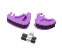 Yardwe Purple Metal Drum Pedal Cam Block for Single and Double Bass Pedal Kits Universal Fit with Consistent Rebound Includes Left Right and Spare Drive Cams