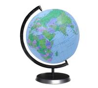Yardwe PVC Inflatable English Globe World Map Ball Colorful Stress Relief for Educational Bounce Ball for Durable Air Inflation Globe