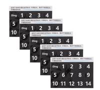 Yardwe Pvc Removable Note Labels with Accurate Scale Identification and Visual Guidance Dark Tongue Drum Scale Stickers 5 Sheets for Beginners for Handpan Drum Practice and Teaching