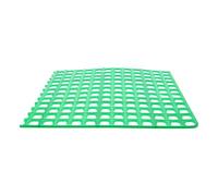 Yardwe Rabbit Cage Pads Plastic Drainage Floor Mat for Small Animals Waterproof Anti-bite Base Plate for Bunny Hutch Habitat 35x35cm