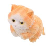 Yardwe Realistic Chubby Cat Squeeze Soft Squishy Stress Reliever Relaxation Unique Kawaii Design Fun Stress Relief for Adults