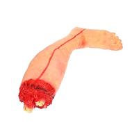 Yardwe Realistic Halloween Broken Leg Prop Small Horror Decoration for Haunted House Tricky Party Scene Bloody Human Body Part Scary Halloween Decor Accessory
