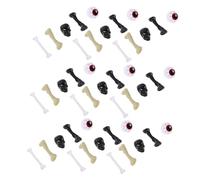 Yardwe Realistic Halloween Eyeballs and Skeleton Skull Plastic Table Fillers for Haunted House Spooky Party Decor Horror Props for Home and Bar Celebration
