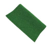 Yardwe Realistic Turtle Basking Platform Lifelike Turf Rectangular Faux Grass Mat for Reptile Tank Aquarium Floating Island Accessory