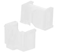 Yardwe Record Player Needle Protective Covers Lightweight Plastic Easy Installation 2pcs Stylus Replacement Needle Caps for Turntables and Vinyl Records