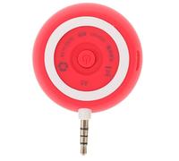 Yardwe Red Mini Desktop External Speaker 3.5mm Wired Portable Audio