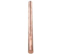 Yardwe Red Solid Copper Rod for School Teaching and Workshop Machining, Precision Machining Support High Accuracy Cuts, round Copper Metal Bar for Physics Lab and Educational Use