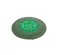 Yardwe Religious Sound Bowl Mat Embroidered Cushion for Meditation and Yoga Durable Non Slip Design for Chakra and Zen Practices for Buddhism Enthusiasts