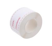 Yardwe Removable Food Storage Labels for Containers with Raflacoat Self-Adhesive Material, 150pcs in 1 Roll, for Recording Content and Expiration Dates in Kitchen, Restaurant, and Bar Use