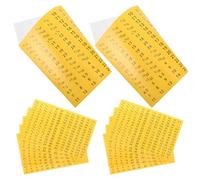 Yardwe Removable Tool Stickers for Socket Rack Labels with Strong Adhesion and Quick Recognition, Paper Material, 20 Sheets for Workshop Setups and Automotive Maintenance Tool Organizer