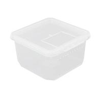 Yardwe Reptile Breeding Box Mini Carrier Flip-top Anti-escape Design Medium Size Feeding Box for Spider and Small Reptiles Suitable for Terrarium Habitat