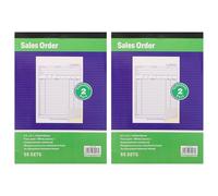 Yardwe Retail Invoice Form Book with Waterproof Cover, 2Pcs A5 Receipt Pads for Order Management and Business Invoice Tracking in Fast-Paced Settings