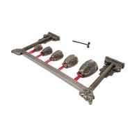 Yardwe Retro Chimes Dragon Pattern Vintage Bells for Music Hand Bells Chime Percussion Instrument Home Decor Ancient Instrument