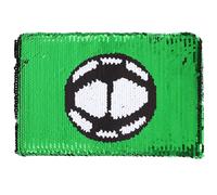 Yardwe Reversible Sequin Notebook Decorative Notepad for Boys and Girls and Students Glitter Cover Journal Double-sided Flip Portable Writing Diary for School and Home Use