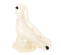 Yardwe Roman Column Concrete Mold Thickened Ball and Peace Dove Design, White Plastic, No Burrs, for Community and Garden Landscaping