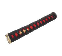 Yardwe Samurai Handle Replacement Grip for Japanese Swords with Comfortable Non-slip Wood and Polyester Material, Traditional Design Suitable for Cosplay and Collector’s Displays