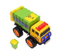 Yardwe Sanitation Car Garbage Truck Trucks for Boys Pull Back Cars Sanitation Car Green Random Color