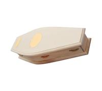 Yardwe Scale Tiny Coffin Decor for Pretend Play Lightweight and Model for Hands Creativity and Mini House Decoration