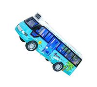 Yardwe School Bus Model with Light Sound Material Compact Design for Promotes Creativity Social Skills present