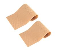 Yardwe Self-Adhesive Sole Pad 2Pcs Sole Non-Slip Sticker 1.1mm Thick Khaki Wavy Pattern PVC for Wear Resistance and Grip Enhancement in Daily Outdoor Use