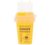 Yardwe Sharps Containers Needle Destruction Sharps Disposal Box Waste Mini Bin Tattoo Supplies Storage with Lid
