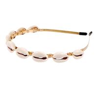 Yardwe Shell Headband for Women Beach Hairband with Creative Shell Design, Fashionable Hair Accessories for Brides and, for Vacation and Wedding Hair Styling
