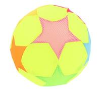Yardwe Silent Soccer Ball for Indoor Soft Fabric Mini Football High Bouncy Quiet Play with Star Pattern for Classroom Sports Exercise and Group Games
