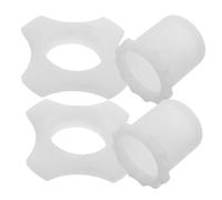 Yardwe Silicone Microphone Rings for Comfortable User Experience with Glow in The Dark 2 Sets Anti-slip Bottom Rod Sleeves for Stages and Bars