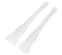 Yardwe Silicone Spatula Wax Seal Stamp Scraper White Plastic Handle Heat-resistant Wax Spoon Tool On-the-go Crafting Artistic Projects