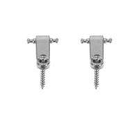 Yardwe Silver Iron Guitar String Holder with Mounting Screws Easy to Install String Retainers for Electric Guitar Improving Precision and Stability of Tune