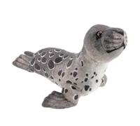 Yardwe Simulation Seal Plush Animal Doll Soft Fluffy Stuffed for Cute Ocean Creature Cushion for Sleep and Decor Lifelike Furry Fat Seal Plushie Gift