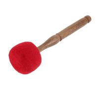 Yardwe Singing Bowl Stick Felt Ball Head Rawhide Mallet for Meditation Yoga Meditation Sound Accessories