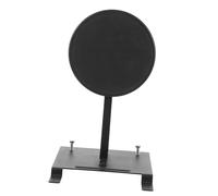 Yardwe Single Bass Drum Pedal Exerciser Mat Black Silent Drum Set Kick Pedal Pad for Practice and Noise Reduction