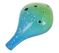 Yardwe Small Ceramic Ocarina Alto Instrument for Beginner Retro Style Portable Music Instrument C-note for Home Decoration and Practice for Boys and Girls and Adults