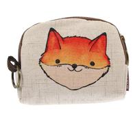 Yardwe Small Linen Key Bag Pouch with Zipper Design for Convenient Access, Portable Coin Purse for Travel and Everyday Use, Compact Women Mini Storage Bag
