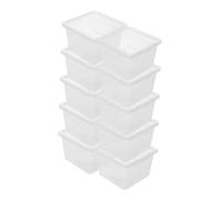 Yardwe Small Reptile Habitat 10pcs Turtle Terrarium Boxes Plastic Indoor Pet Enclosure Kit for Snail Spider Frog Gecko Cricket Breeding and Hatching