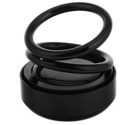 Yardwe Solar Powered Auto Aromatherapy Diffuser with Rotating Double Ring Design for Car Interior Fragrance and Decorative Suspended Ornament Easy to Install Suitable for Various Vehicle