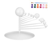 Yardwe Solar System Model Kit for Boys and Girls and Adults Educational Science Toy Planetary Models for Astronomy Enthusiasts DIY Project for School and Home Use