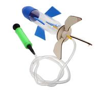 Yardwe Space Rocket Launcher Build Your Own Stem Physics Experiment with Water Spray Feature for Summer Fun Outdoor Games and Family Engagement