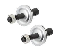 Yardwe Spindle Adapter Connecting Rod Easy to Use 2 Sets for Hard Alloy, and Corrosion Resistant Metal Extension Shaft Bench Polishing Machine for Machine Polish