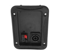 Yardwe Stage Speaker Wiring Panel Speaker Connection Panel and Audio Output Terminal Panel for Home Car Stereo Made of Material